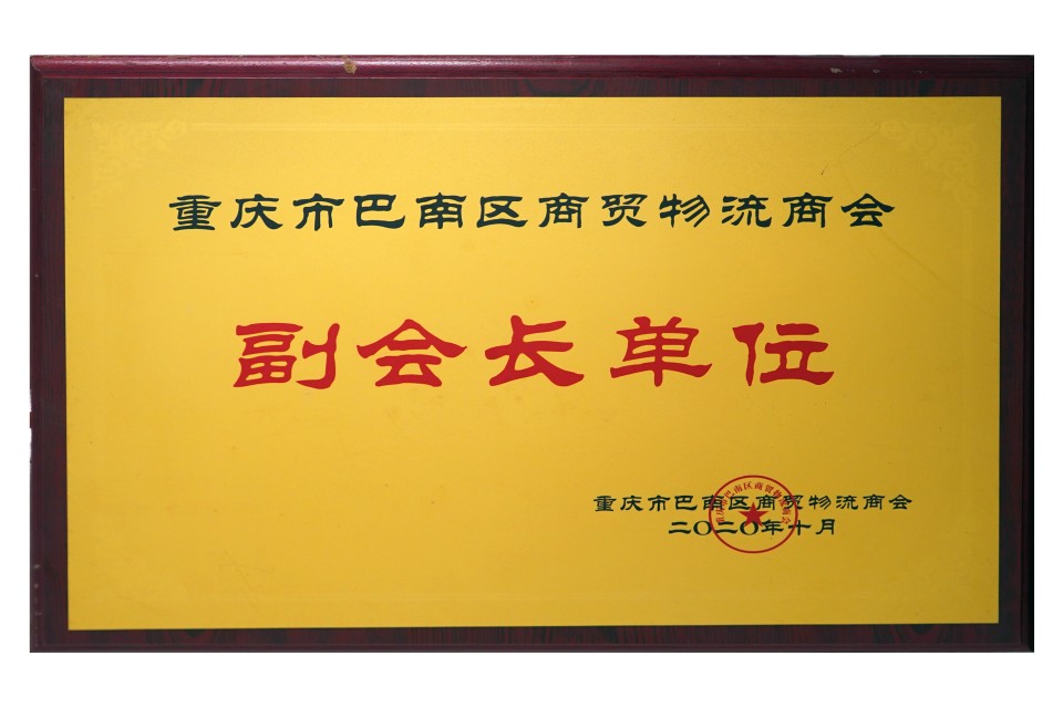 Awarded as 【Vice‑President Unit】in 2020